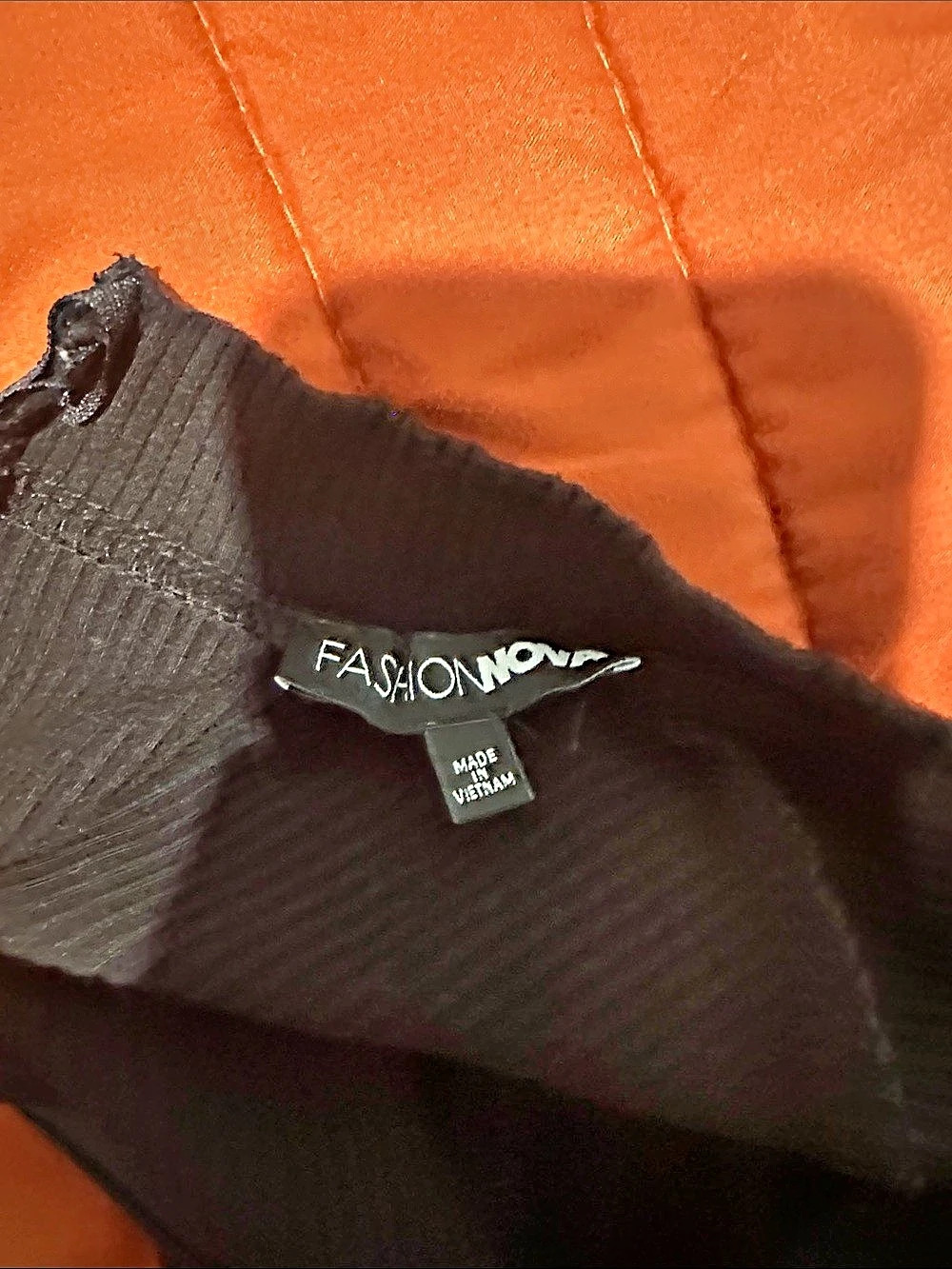 Fashion Nova Black Ribbed Jumpsuit Like New - Picture 2 of 2